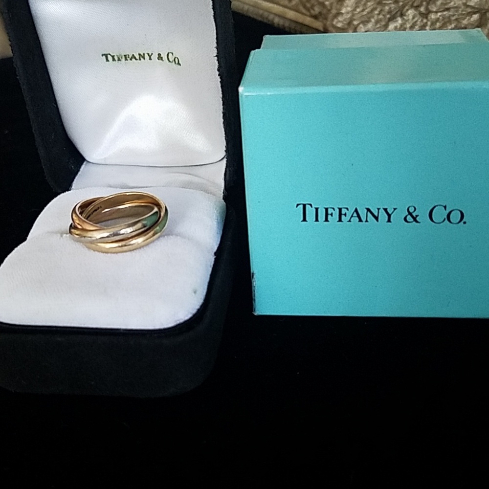 TIFFANY & CO. VINTAGE 3 BANDS RING